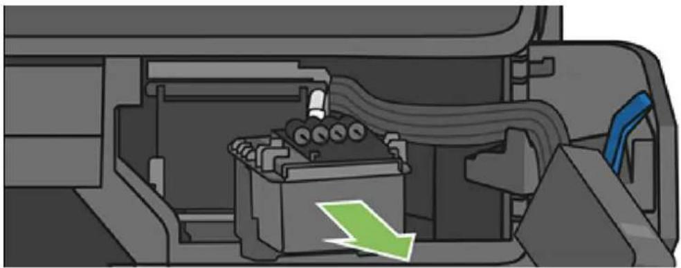HP DesignJet T830 - Udskift printhovedet - 6