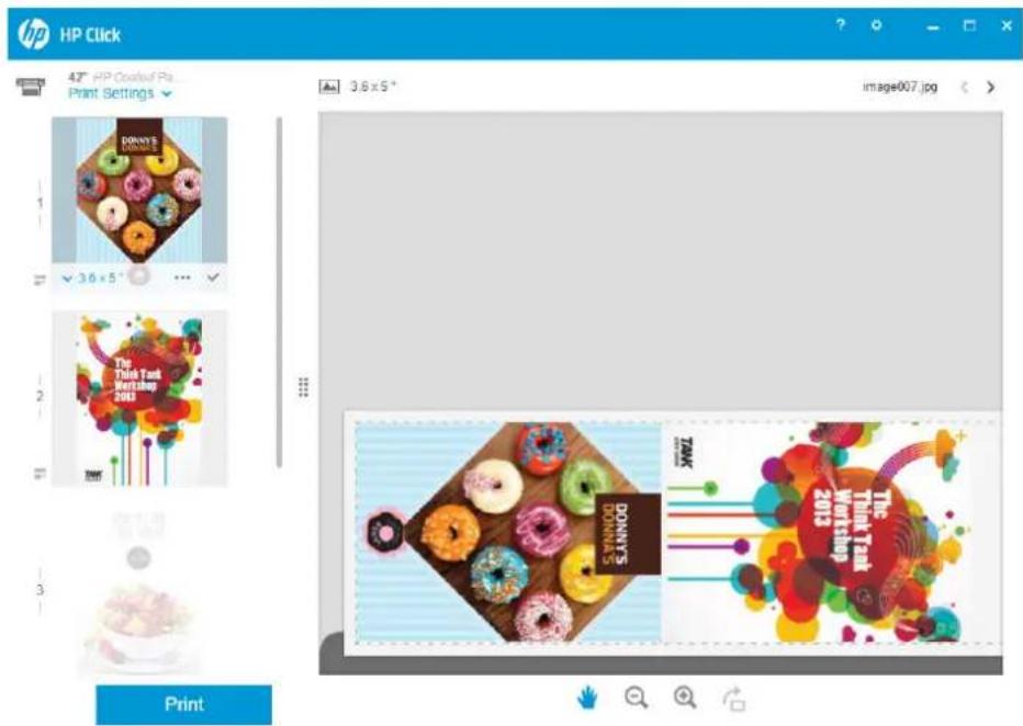 HP DesignJet T830 - Udskriv med HP Click - 1