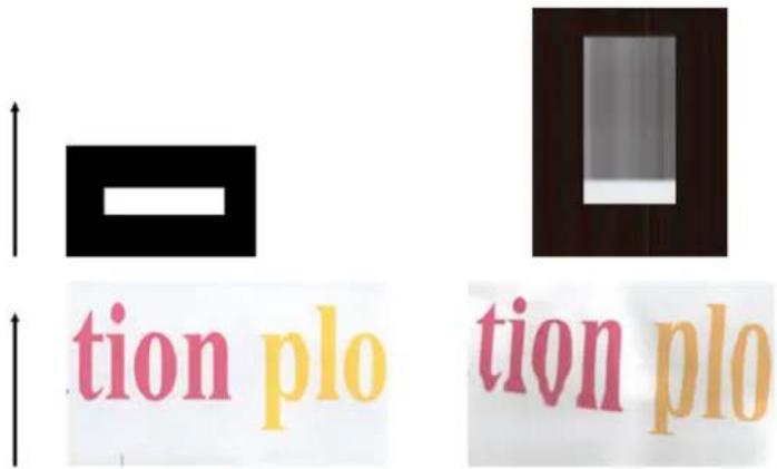 HP DesignJet T830 - Lodret forvrængning - 2