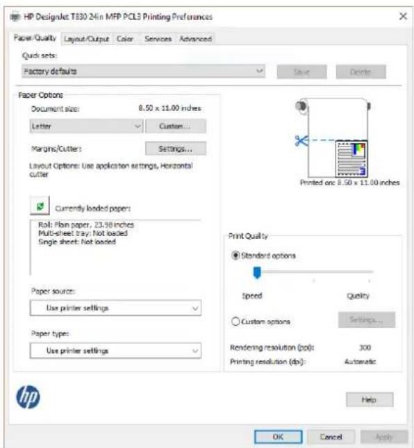 HP DesignJet T830 - Udskriv fra Autodesk AutoCAD - 5