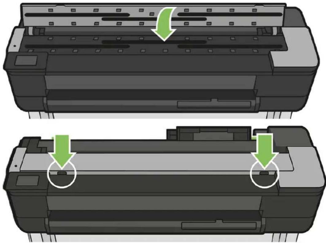 HP DesignJet T830 - Rens scanneren scannemoduler - 6