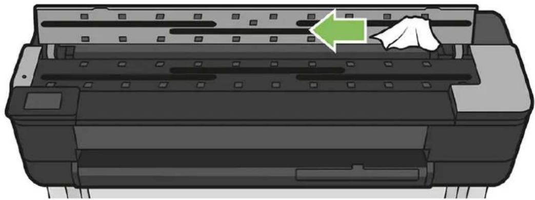 HP DesignJet T830 - Rens scanneren scannemoduler - 4