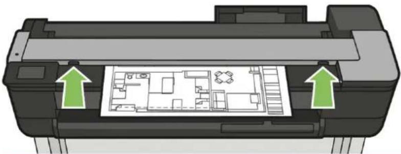 HP DesignJet T830 - Scanning - 5