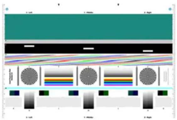 HP DesignJet T830 - Se efter om der sker fejl under udskrivning af diagnosticeringsarket - 1