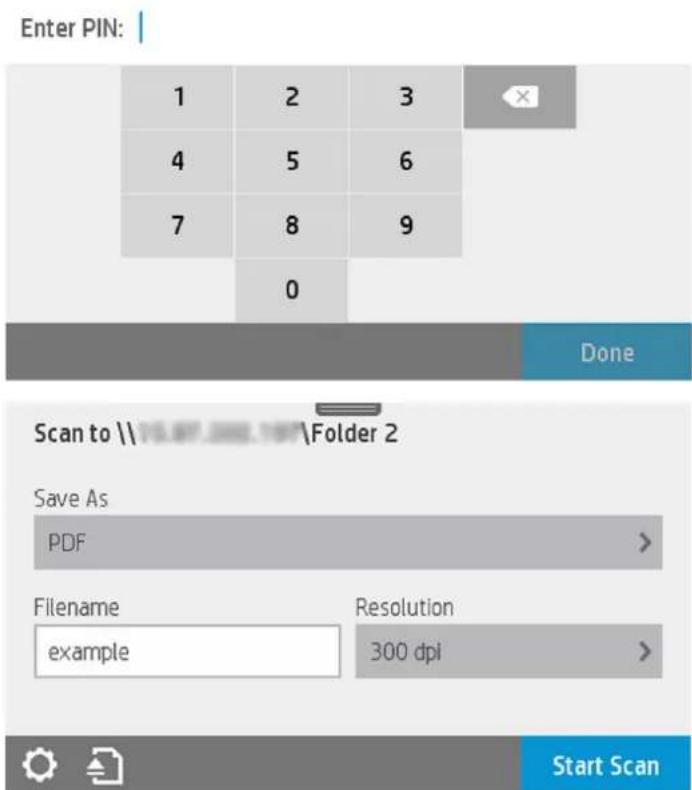 HP DesignJet T830 - Start Scan - 4
