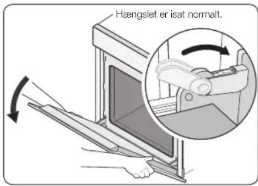 SAMSUNG BF3Q4B098/XEE - Afmontering af lågen - 4