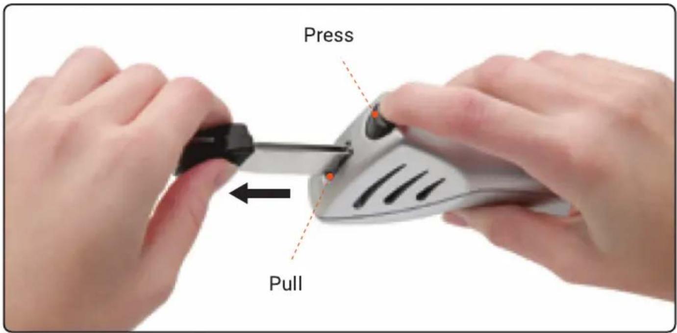 Nutrichef PKELKN16 - REMOVAL OF BLADES FROM POWER HANDLE - 1