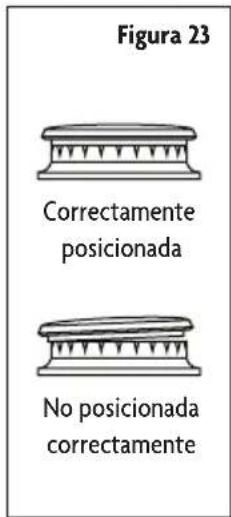 Figura 23 Correctamente posicionada No posicionada correctamente