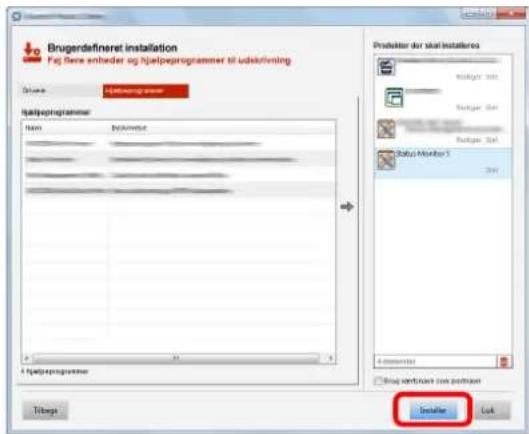 KYOCERA ECOSYS M3645dn - Klik på [Installer]. - 1