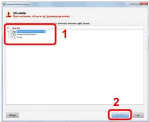 KYOCERA ECOSYS M3645dn - Afslut afinstallationen. - 1