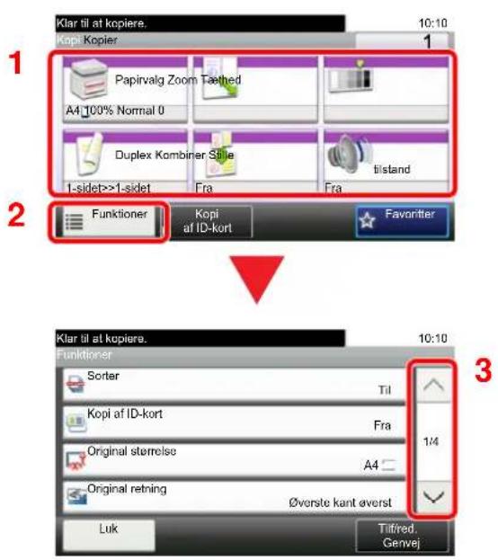 KYOCERA ECOSYS M3145idn - Funktionstast - 1