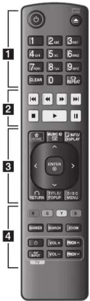 LG BD560 - Fjernbetjening - 2