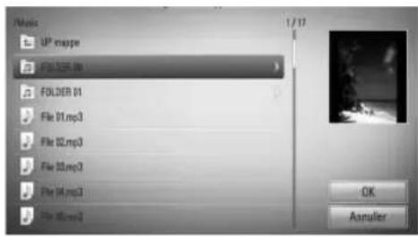 LG BD560 - Sådan lytter du til musik under et dias show - 3