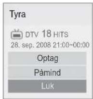 Tyra DTV 18 HITS 28. sep. 2008 21:00-00:00 Optag Pámind Luk