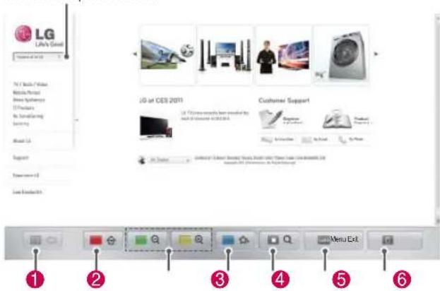LG 60PZ950W - Du kan gennemse websteder på dit tv. - 1