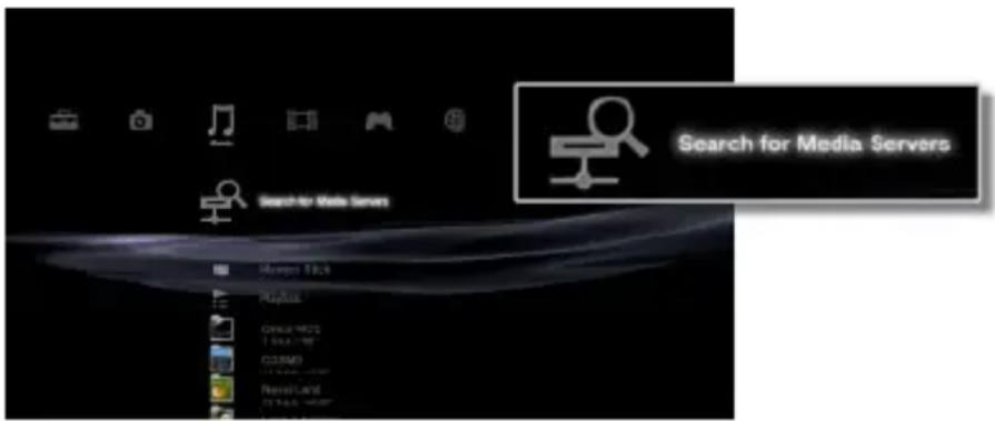 LG N2B1DD2 - [Manuel søgning af DLNA server i PS3™] - 1