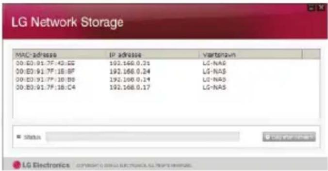 LG N2B1DD2 - <"NAS Detector" anvendelse> - 2