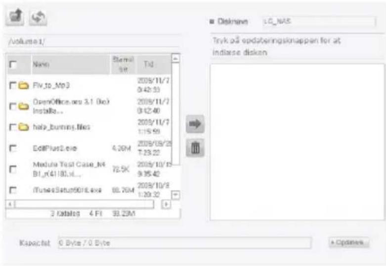 LG N2B1DD2 - Anvendelse af LG Network Storage webmenuen (for LG Network Storage administratorer) - 1