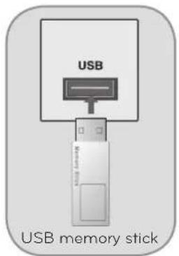 LG HX300G - Tilslutning af USB-enheden - 5