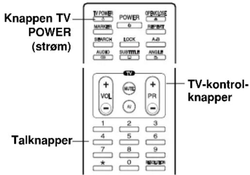 LG BH100 - Kontrol af et LG TV med den medfølgende universelle fjernbetjening - 1