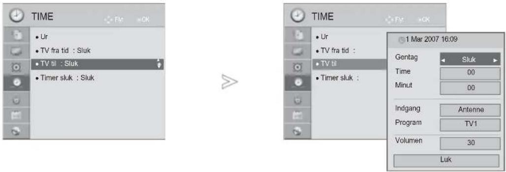 LG 42LD750 - AUTOMATISK TÆND/SLUK-TIMER - 1