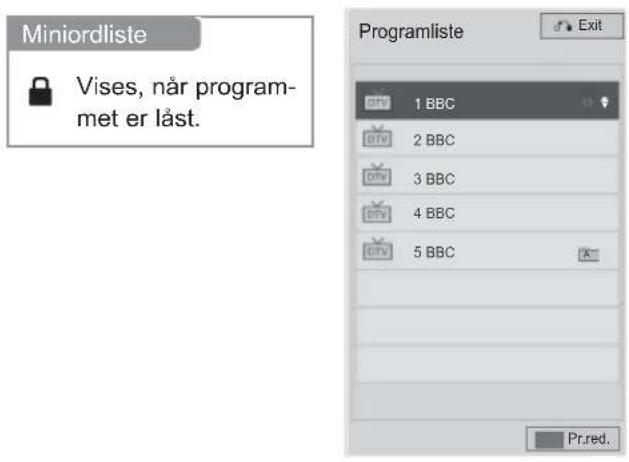 LG 42LD750 - HENTNING AF PROGRAMTABELLEN - 1