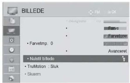 LG 42LD750 - GENDANNELSE AF STANDARDINDSTILLINGER - 1