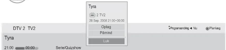LG 42LD750 - Viser oplysninger om andre programmer. - 1