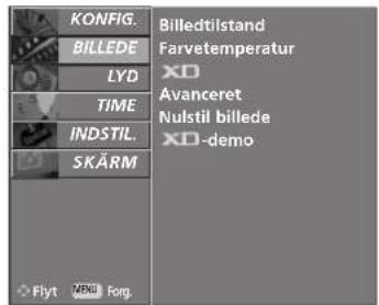 LG 37LF65 - Automatisk styring af farvetone (varm/normal/kold) - 2