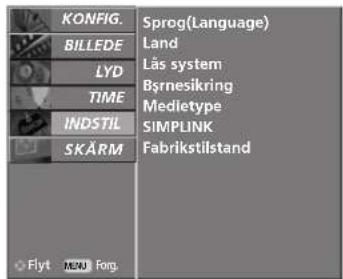 LG 37LF65 - (gendannelse af de oprindelige fabriksindstillinger) - 2