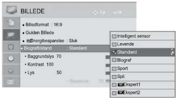 LG 32LD420 - Forvalg af billedtilstand - 3