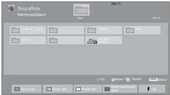 LG 32LD420 - ■ Når valgte filmfiler afspilles - 1