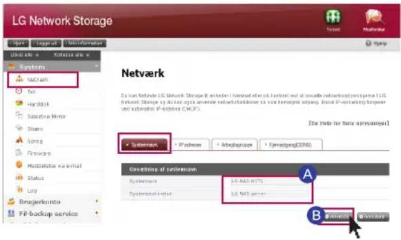 LG N1A1DD1 - Systemets navn - 1