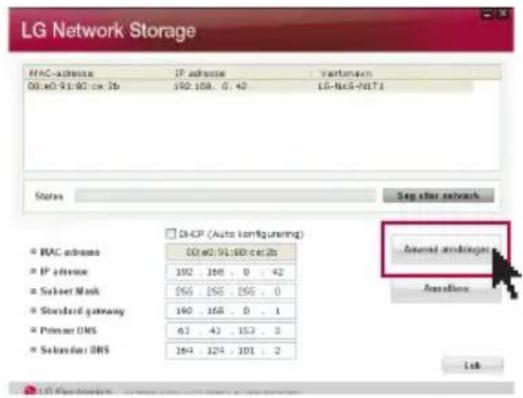 LG N1A1DD1 - Produktinstallation Installation af Network Storage - 7