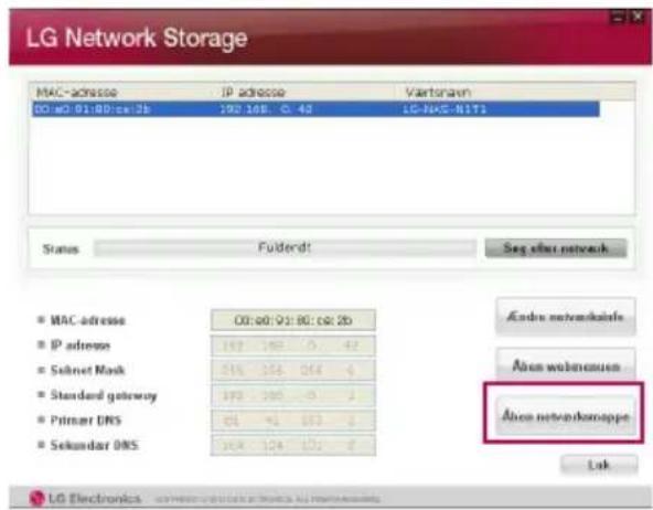 LG N1A1DD1 - 6-1. Brug af Network Storage Brug af NAS Detector - 2