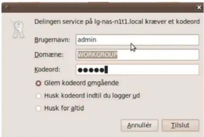 LG N1A1DD1 - 7-3. Brug af netværk Tilslutning til Linux OS - 1