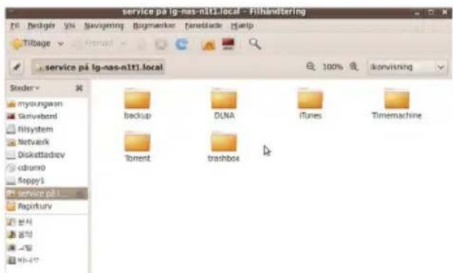 LG N1A1DD1 - 7-3. Brug af netværk Tilslutning til Linux OS - 2