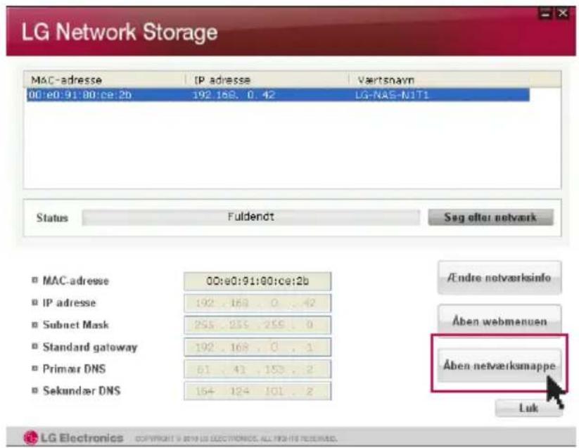 LG N1A1DD1 - Brug af PC-aktiveret program - 1