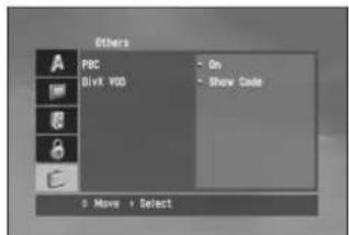 Others PBC DivX VDD - On - Show Code 5 Move > Select