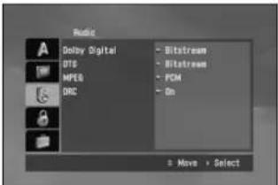 Radio Dotlight Digital - Bitstream OTG - Bitstream MPES - PCM DRC - On + Move + Select