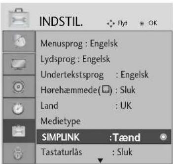 LG 264000 - ■ Visning af tabellen med foretrukne programmer - 2