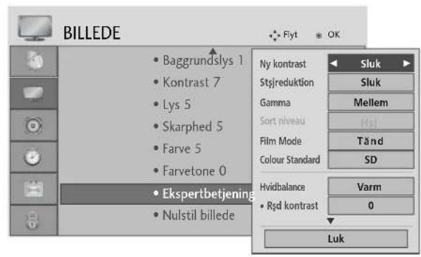 LG 264000 - Billedindstilling – Ekspert Control (Ekspertstyring) - 2