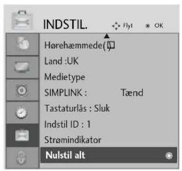 LG 264000 - (gendannelse af de oprindelige fabriksindstillinger) - 1