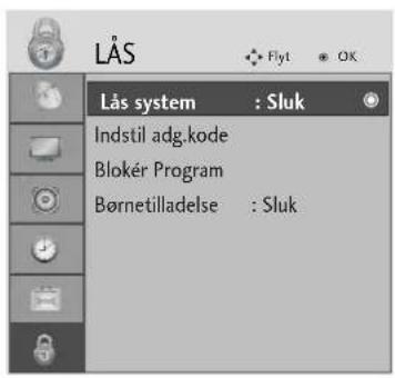 LG 264000 - FORÆLDREKONTROL/KLASSIFICERINGER - 1