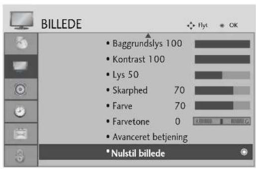 LG 264000 - GENDANNELSE AF STANDARDINDSTILLINGER - 1