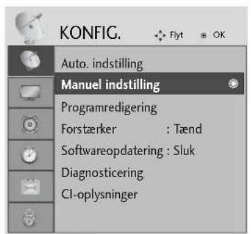 LG 264000 - VALG OG JUSTERING MED MENUER PÅ SKÆRMEN - 9