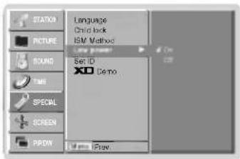 LG 42PX3RV - • Inversion : - 1