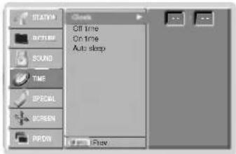 LG 42PX3RV - Indstilling af uret - 1