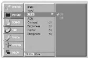 LG 42PX3RV - Farvetemperaturkontrol – manuel (Brugerdefineret) - 2