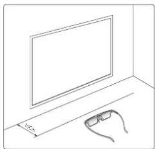 LG AG-S360 - Anbefalet parringsafstand (10 cm) Sådan parres brillerne Sådan parres brillerne igen - 1